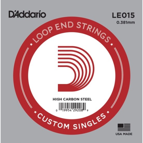 enkele snaar LE015 Loop End Plain Steel