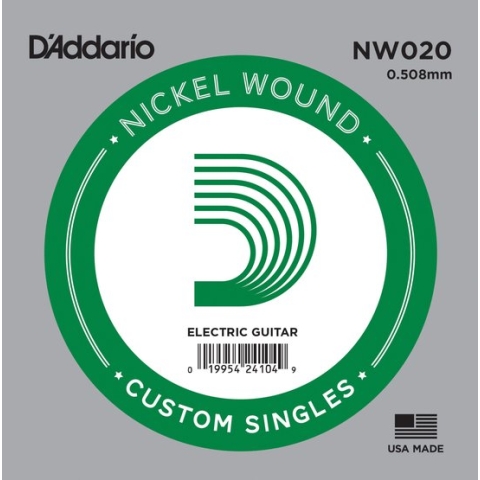 NW020 nikkel omwonden enkele snaar