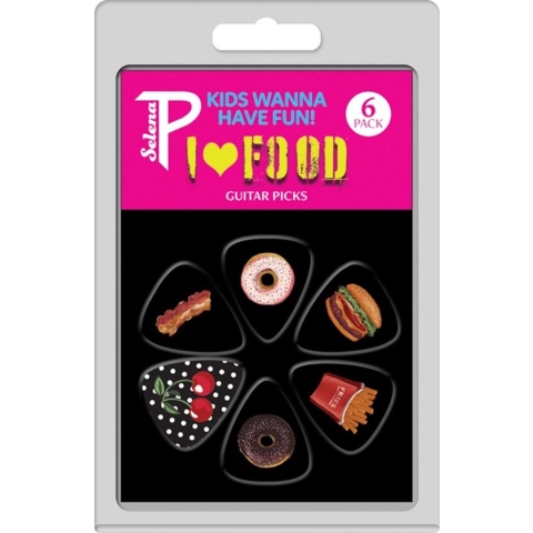 Perri's - I Love Food - Plectrum - Medium 0.71 mm - 6-pack