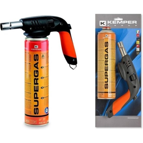 Kemper Gasbrander Soldeerbrander 820AKIT - 1860 °C - Incl. 1 Supergas gaspatroon