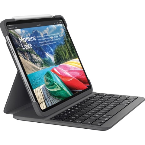 Logitech Slim Folio Pro - Toetsenbord Case voor 3e generatie 12.9-inch iPad PRO - Qwerty