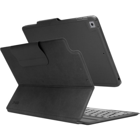 ZAGG Pro Keys Keyboard Case Apple iPad 10.2 (2019/2020/2021) - Zwart/Grey