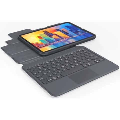 ZAGG Pro Keys Keyboard Case Apple iPad 10.2 (2019/2020/2021) - Zwart/Grey with Trackpad