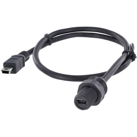 Mini-USB 2.0 type B Chassisbus, inbouw 1310-0009-10 M12 1310-0009-10 encitech 1 stuk(s)