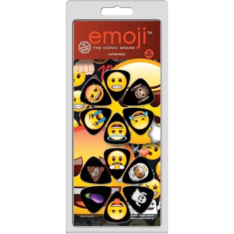 Perri's - Emoji - Plectrum - Medium 0.71 mm - 12-pack