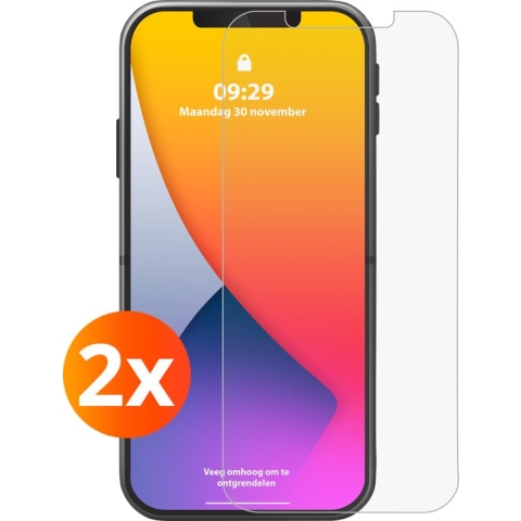 Geschikt voor iPhone 11 / iPhone XR Screenprotector Tempered Glass - 2 stuks Extra Sterk