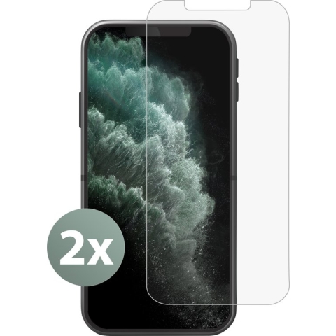 Geschikt voor iPhone 11 Pro / iPhone X/Xs Screenprotector Tempered Glass - 2 stuks Beschermglas