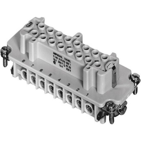 Amphenol C146 10B016 002 1-1 Businzetstuk Heavy mate C146 Totaal aantal polen 16 + PE 1 stuk(s)