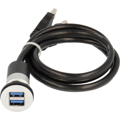 2x USB 3.0-bus A - 2x USB 3.0-stekker A RRJ_2USB3_150CM Schlegel 1 stuk(s)