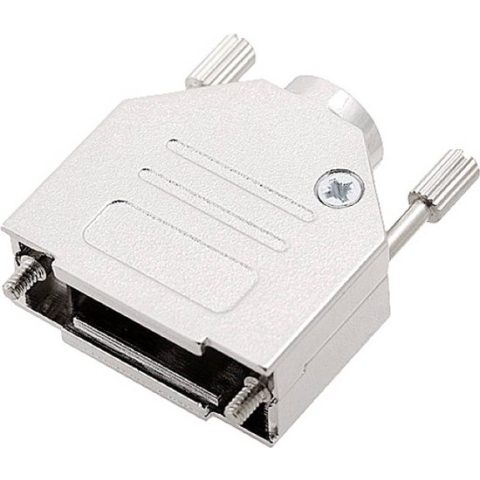 encitech DTZK09-K 6560-0105-01 D-sub behuizing Aantal polen: 9 Volledig metaal 180 ° Zilver 1 stuk(s)