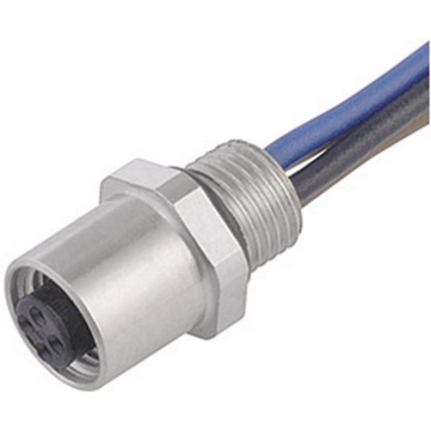Binder 09-3112-00-04 Sensor/actuator steekconnector M5 Aantal polen: 4 Bus, inbouw 1 stuk(s)