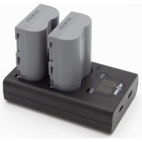 ChiliPower EN-EL3e Nikon USB Duo Kit - Camera accu set