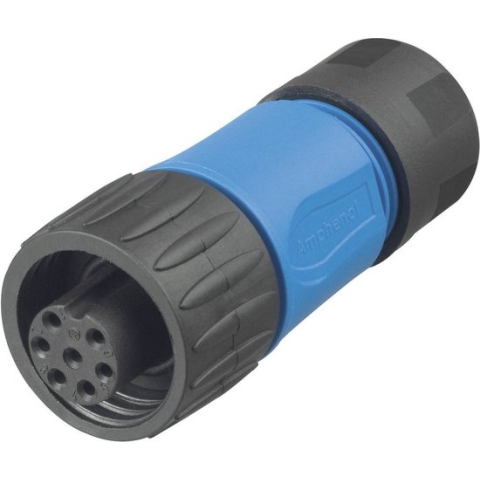 Amphenol C016 20D003 110 10 Ronde connector Koppeling, recht Serie (ronde connectors): C016 Totaal aantal polen: 3 + PE