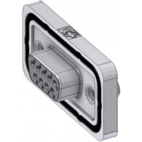 Deltron Connectors DTSWM09SZ/2M85UN D-sub bus 180 ° Aantal polen: 9 Soldeerkelk 1 stuk(s)