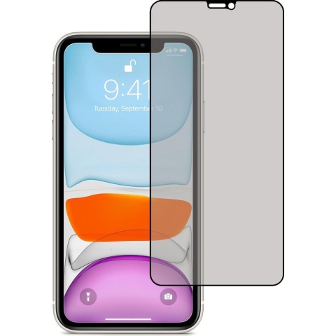 iPhone Xs Max / 11 Pro Max Screenprotector Privacy Glas Gehard Full Cover 3D - iPhone Xs Max / 11 Pro Max Tempered Glass Screen