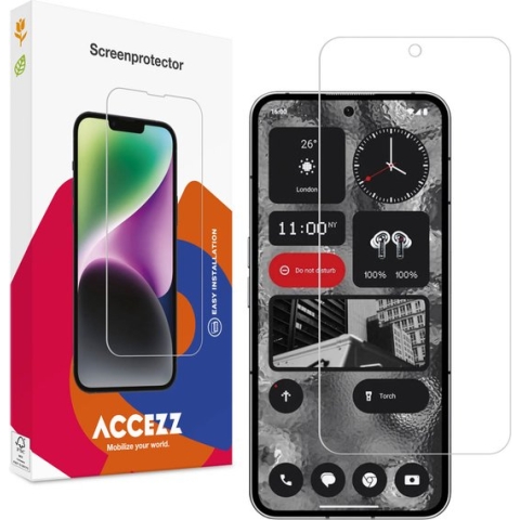 Screenprotector Nothing Phone (2) - Accezz Gehard Glas Screenprotector