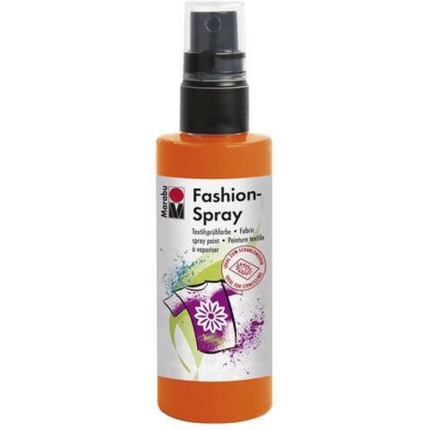 Marabu fashion spray 100 ml - Oranje rood 023