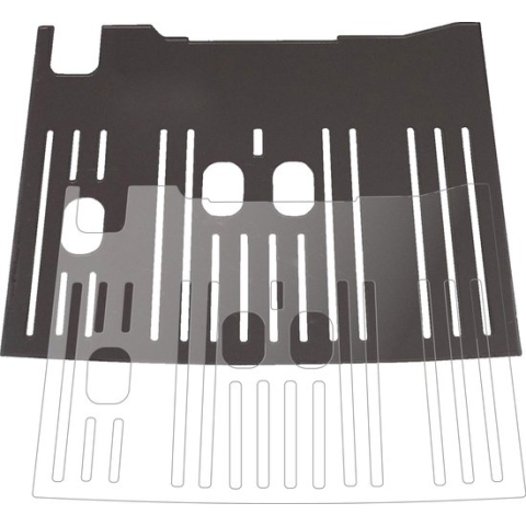 dipos I 2x Pantserfolie mat compatibel met De Longhi Dinamica Plus ECAM 370.95 S Tropfblech Beschermfolie 9H screen-protector