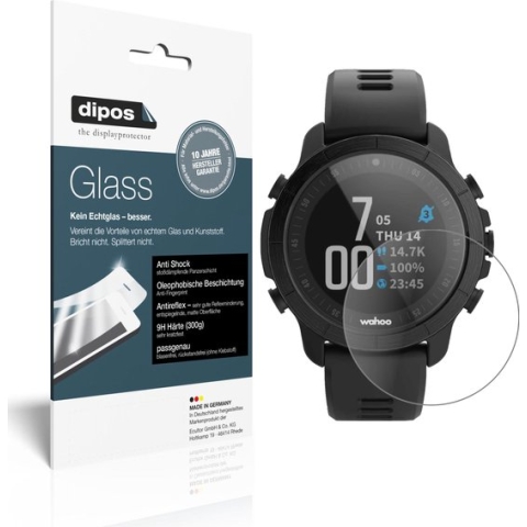 dipos I 2x Pantserfolie mat compatibel met Wahoo Elemnt Rival Beschermfolie 9H screen-protector