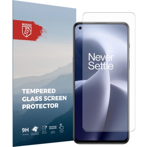 Rosso 9H Tempered Glass Screen Protector Geschikt voor OnePlus Nord 2T | Glasplaatje | Beschermlaag | Beschermglas | 9H Hardheid