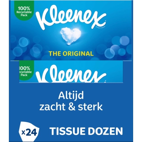 Kleenex tissues - The Original - Voordeelverpakking - 24 x 72 stuks = 1728 zakdoekjes