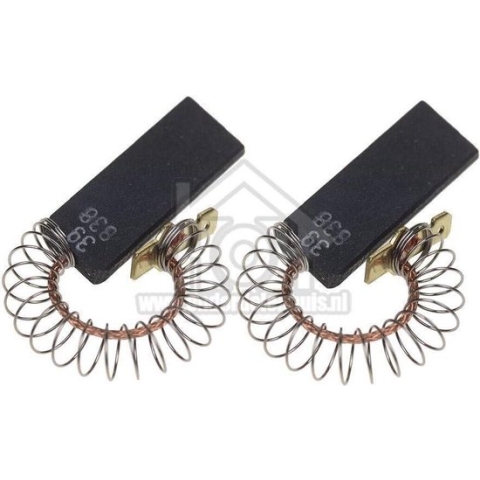 Bosch Koolborstel set, 12 x 5 met veer/klem WM 6.. serie 00154740