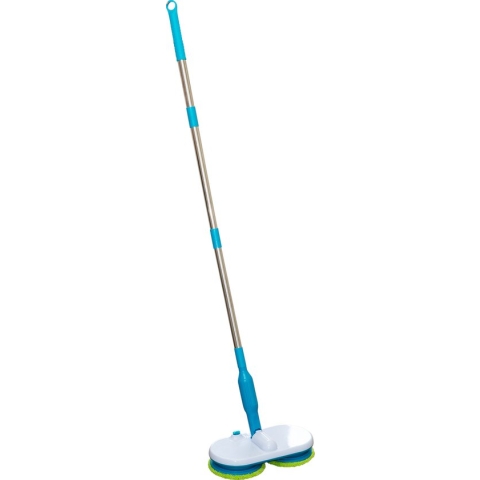Mediashop Hurricane Floating Mop elektrische dweil - oplaadbare vloerwisser voor dweilen, schrobben en boenen - met 2x 3 microvezelpads