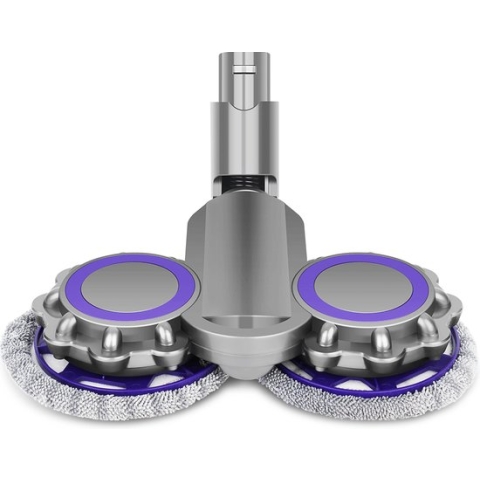 RETOUR DEAL (TIJDELIJK PRIJS) - Elektrische Mop Dweil voor Dyson - V10 SLIM & V11 SLIM & V12 SLIM - Nat & Droog - Inclusief 4 Extra Dweilmops
