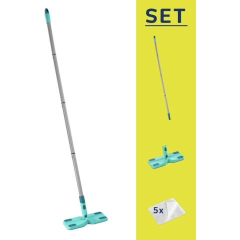 Leifheit Clean and Away - Vloerwisser S - incl. 5 doekjes