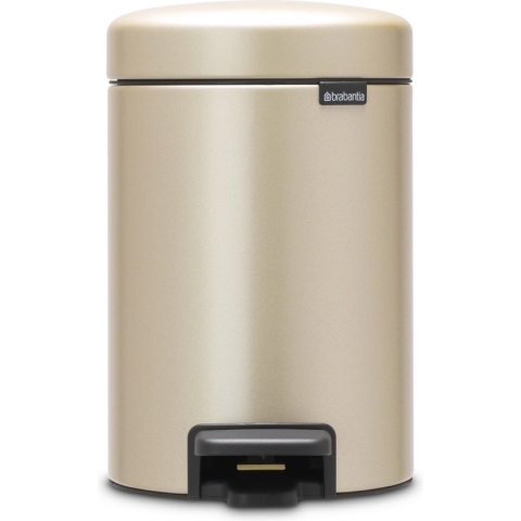 Brabantia NewIcon Prullenbak - 3 l - Metallic Gold
