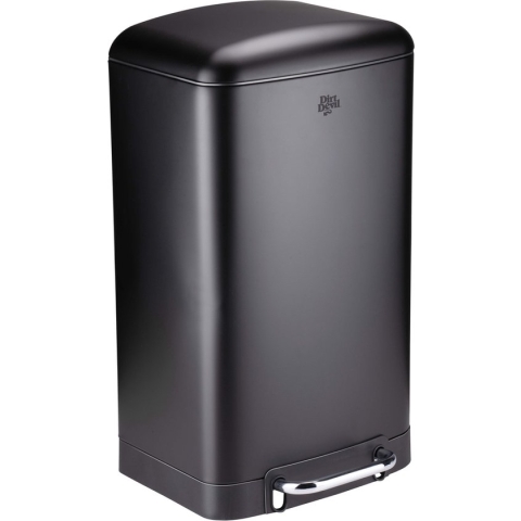 Dirt Devil Pedaalemmer 30 Liter - Prullenbak - RVS - Zwart