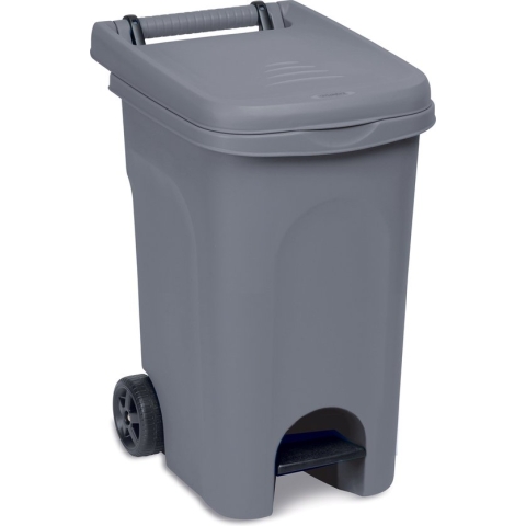 Container 'Urban' - Kliko - Wieltjes - Pedaal - 60L - Grijs