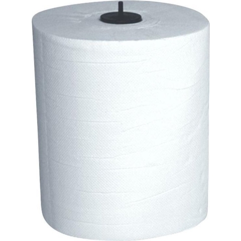Euro Matic Plus handdoekrol 2-laags wit 21cm x 150M  - Doos 6 rol
