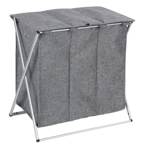 Wenko Wasmand Trio Top 118L Grijs