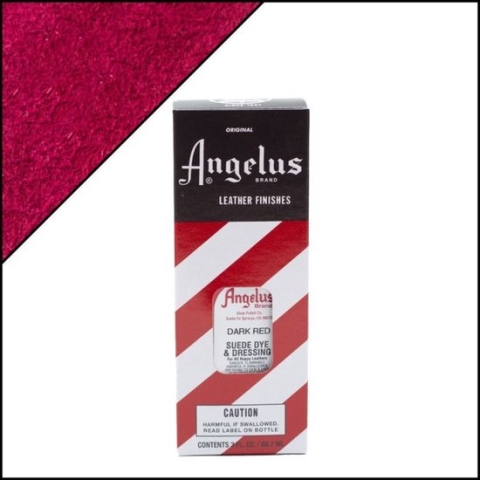 Angelus Suède Dye - Indringverf - voor suède stoffen - 90 ml - Donkerrood