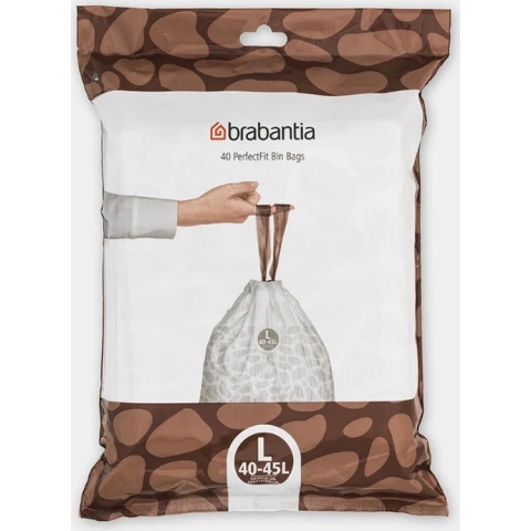Brabantia PerfectFit Vuilniszakken - 40/45 l - Code L - 40 stuks