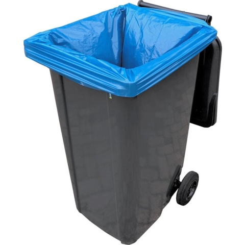 Containerzak blauw - 240 liter - blauw - 100 zakken.