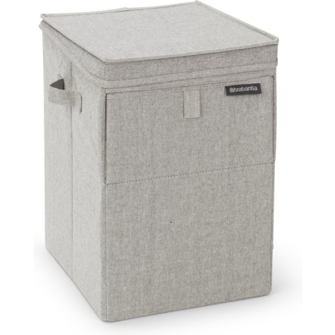 Brabantia Wasmand - met Deksel - Stapelbaar - 35 l - Grey