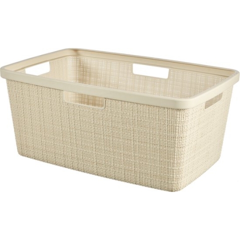 Curver Jute Wasmand - 46L - Gebroken wit