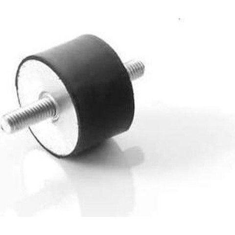 Rubberen metalen Element buffer Type A M16x42 schroef maat en 100x40 mm Ø100mm 42mm hoog trillingsdempers silentblocks machinevoet natuurrubber hardheid 55° Shore voor airco 's, motoren, pompen en vele andere apparaten