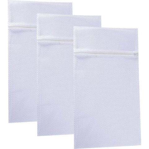 MSV Waszak - kwetsbare kleding wasgoed/waszak - 3x - wit - Medium size - 45 x 25 cm