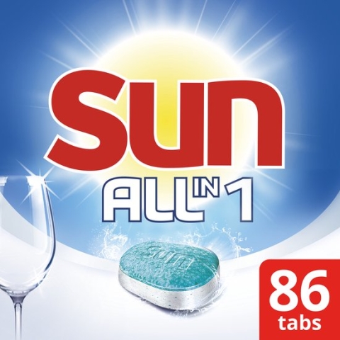 Sun Vaatwastabletten All-in-1 Normaal - 86 stuks