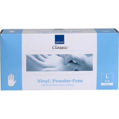 Handschoen Vinyl - poedervrij latex-vrij - maat L - 100 stuks