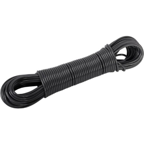 1x Waslijndraad / drooglijnen donkergrijs 30 meter - Waslijn/drooglijn - Was ophangen