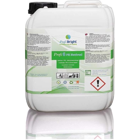 ProfiBright Zakelijk - Vloerreiniger Profi6 PH Neutraal - Universeel - Marmer - Laminaat - PVC - Concentraat - HACCP - Dierproefvrij - 5 liter