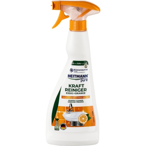 Heitmann Pure Krachtreiniger Azijn+Oranje, 500 ml