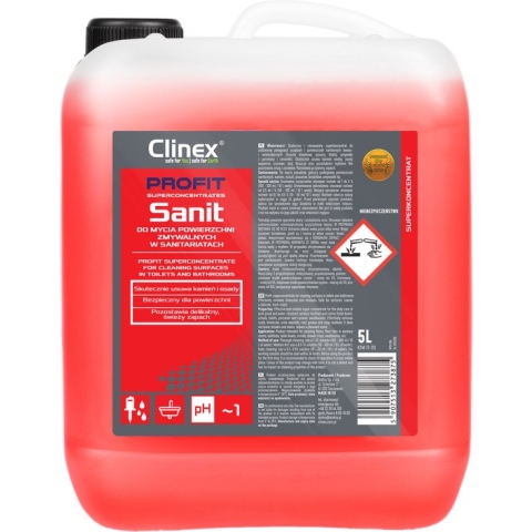 Clinex Profit Sanit 5 liter Sanitairreiniger super geconcentreerd