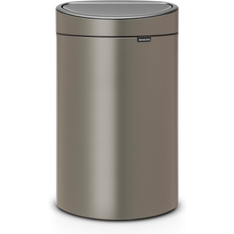 Brabantia Touch Bin Prullenbak - 10+23 l - Afval Scheiden - Platinum