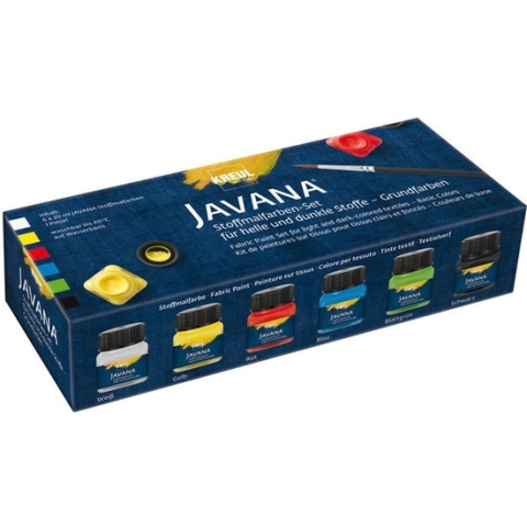 Javana textielverf set – Creative – Voor donkere stoffen