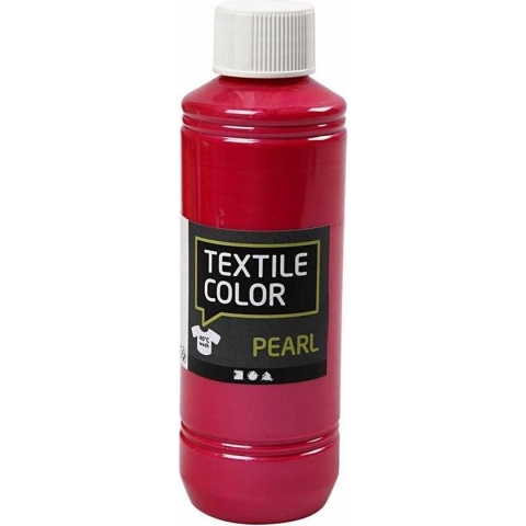 Creotime Textile Color, roze, pearl, 250 ml
